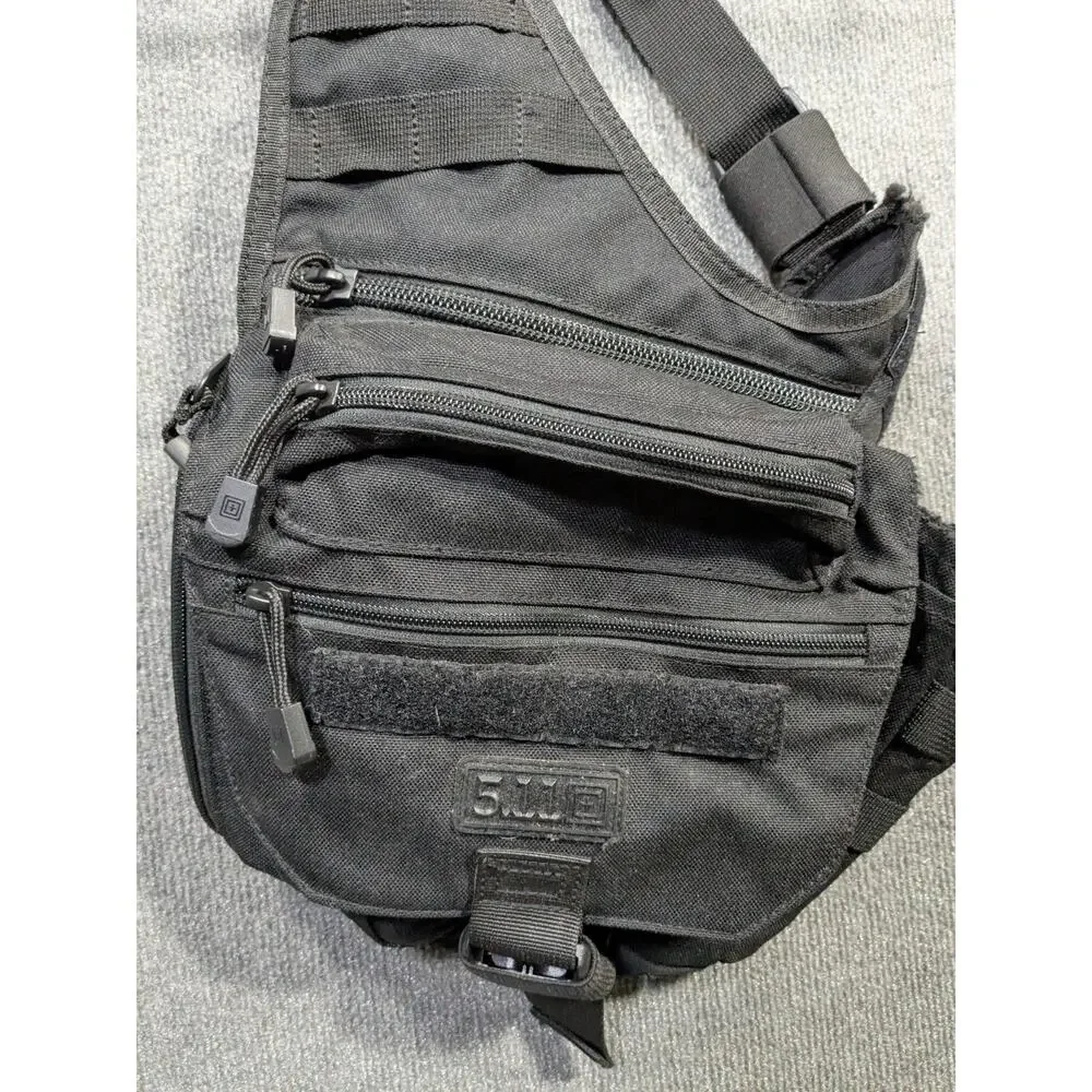 5.11 Tactical Push Pack 6L Tactical Gear Bag 56037 Crossbody Black Padded